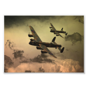 Lancaster Fire In The Sky Photo Print