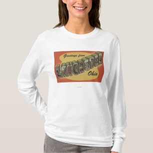 Lancaster, Ohio - Large Letter Scenes T-Shirt