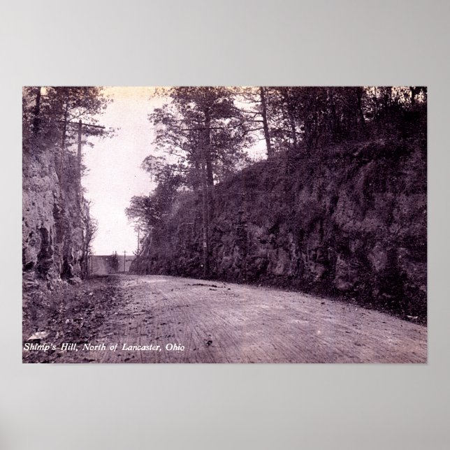 Lancaster Ohio North of Shimps Hill Poster (Front)