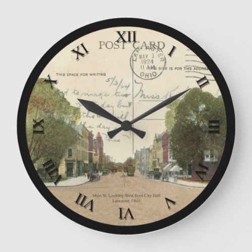 Lancaster Ohio Post Card Clock 1924