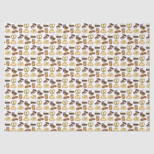 Lancaster, PA Pennsylvania Dutch Amish Foods Tissue Paper (Front)