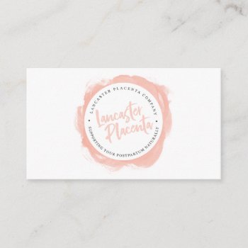 Lancaster Placenta Thank You Business Card by fancybelle at Zazzle