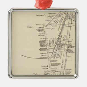 Lancaster, town of Lancaster Metal Ornament