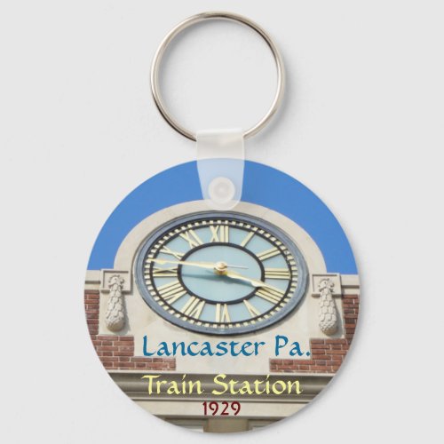 Lancaster Train Station Keychain