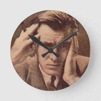 Lance is confused and unhappy round clock