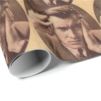 Lance is confused and unhappy wrapping paper