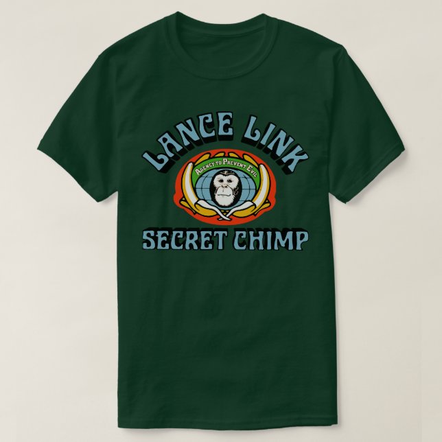 Lance Link Secret Chimp T-Shirt (Design Front)