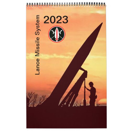 Lance Missile 2023 Calendar