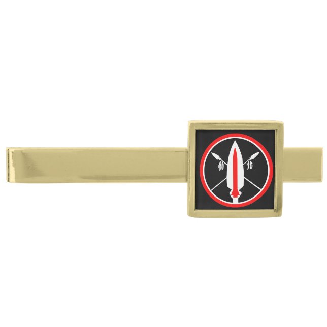 Lance Missile Gold Finish Tie Bar (Front)