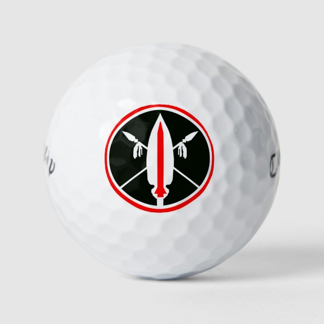 Lance Missile Golf Ball (Front)