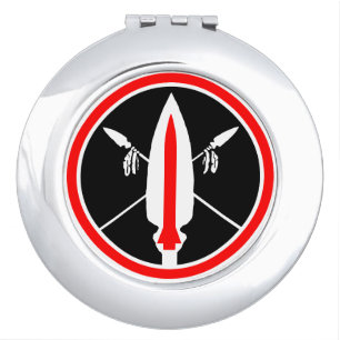 Lance Missile Round Compact Mirror Mirror For Makeup