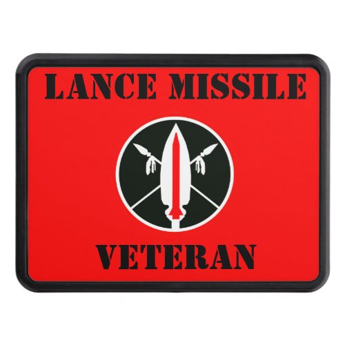 Lance Missile Veteran Trailer Hitch Cover