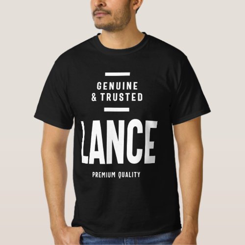 Lance Personalized Name T_Shirt