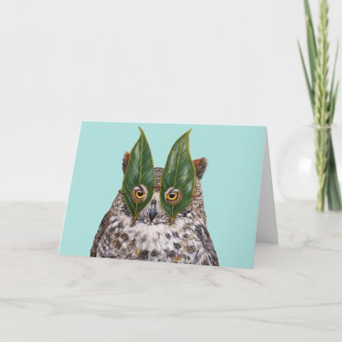 Lance the owl card