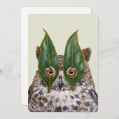 Lance the owl flat card (Front/Back)