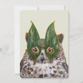 Lance the owl flat card (Front)