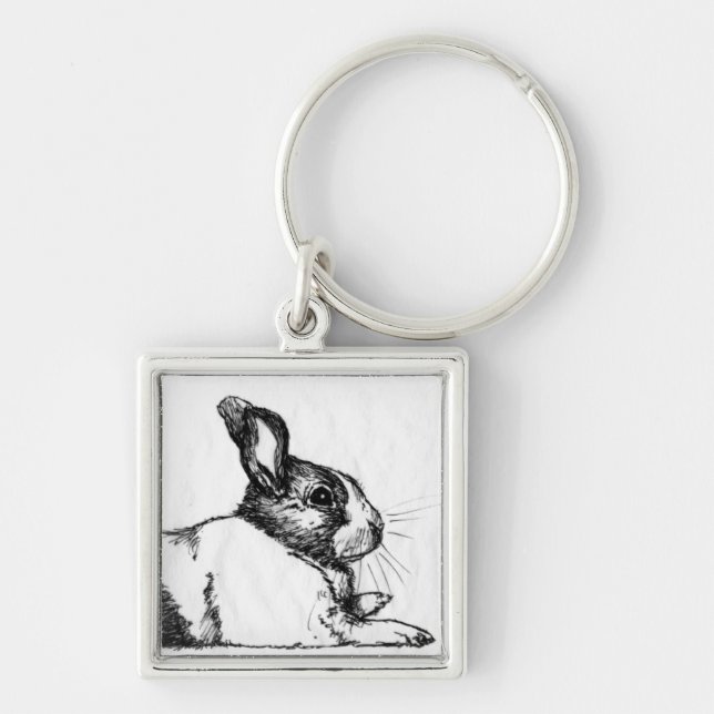 Lance the Unamused Bunneh Keychain (Front)