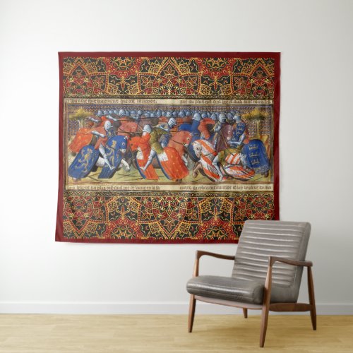 Lancelot of the Lake in the Tournament of Camelot  Tapestry