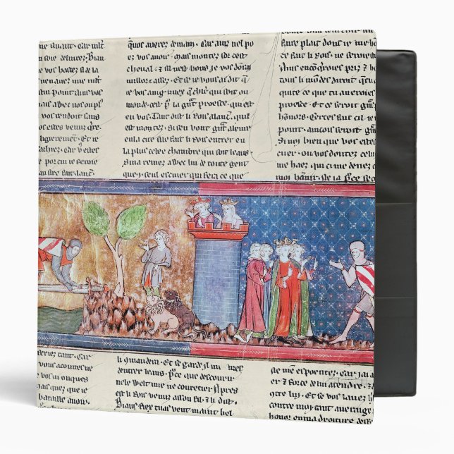 Lancelot proves his love binder (Front/Inside)