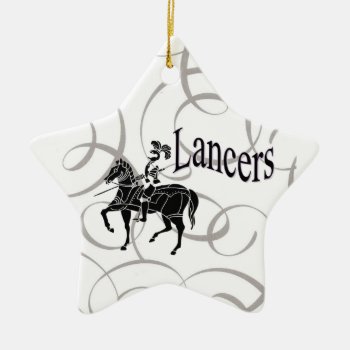 Lancers Door Hanger Ceramic Ornament by NortonSpiritApparel at Zazzle