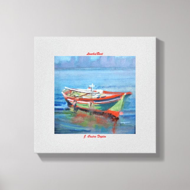 Lancha/Boat Canvas Print (Front)