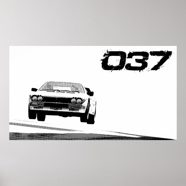Lancia 037 Poster (Front)