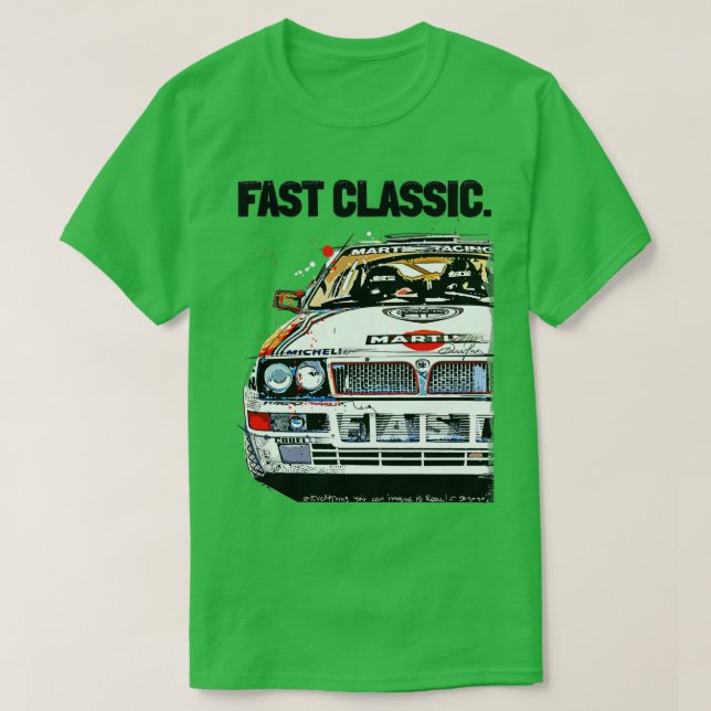 Lancia Delta art racing T-Shirt (Design Front)