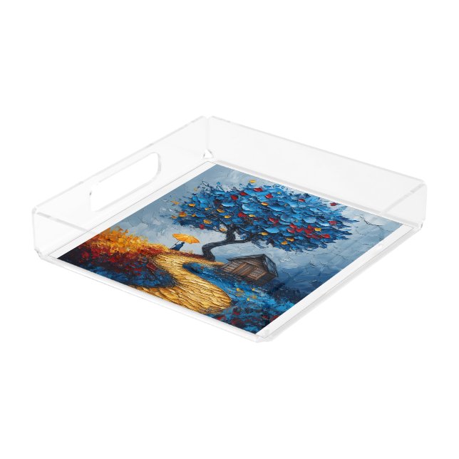 land acrylic tray (Angled)