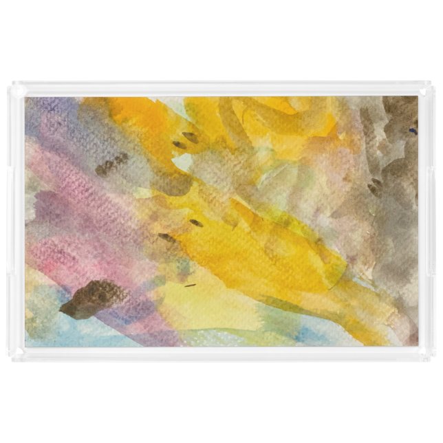 Land and Flying Dinosaurs Acrylic Tray (Front)