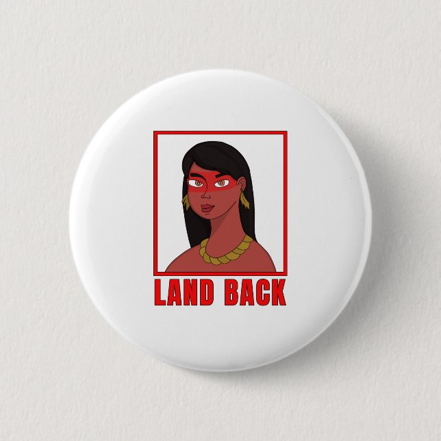 Land Back Button (Front)