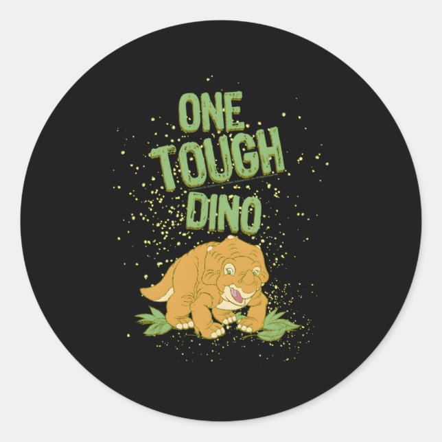 Land Before Time Cera Is One Tough Dino Classic Round Sticker (Front)