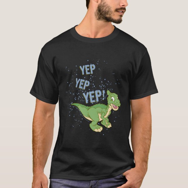 Land Before Time Ducky Yep Yep Yep Sprinkle T-Shirt (Front)