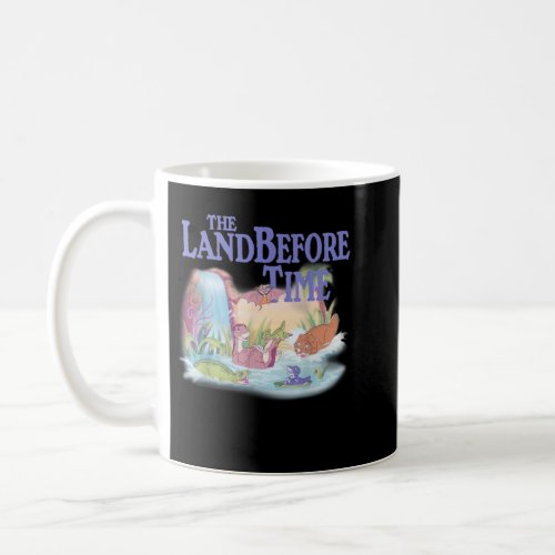 Land Before Time Pastel Dinosaur Friends Splashing Coffee Mug