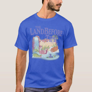 Land Beforeime Pastel Dinosaur Friends Splashing A T-Shirt