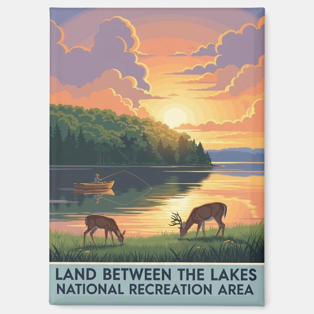 Land Between the Lakes Kentucky Travel Magnet (Front)