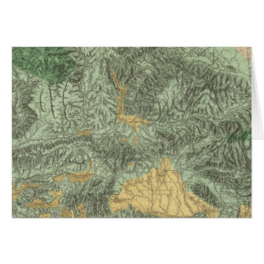 Land Classification Map of California Cards (Front Horizontal)