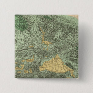 Land Classification Map of California Pinback Button
