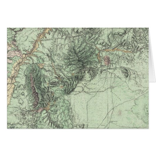 Land Classification Map of Central New Mexico Cards (Front Horizontal)