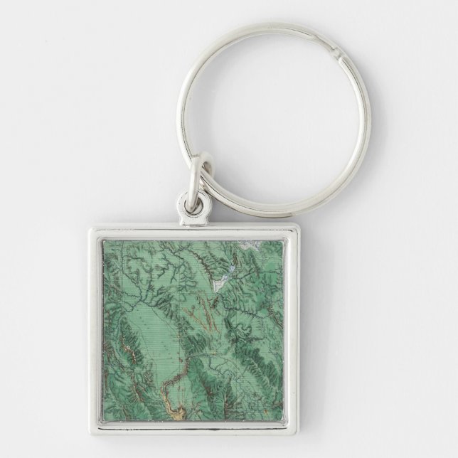 Land Classification Map of Idaho Keychain (Front)
