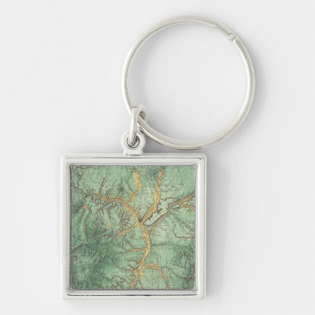 Land Classification Map of New Mexico 2 Keychain (Front)