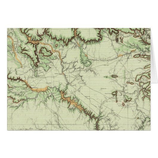 Land Classification Map of New Mexico Cards (Front Horizontal)