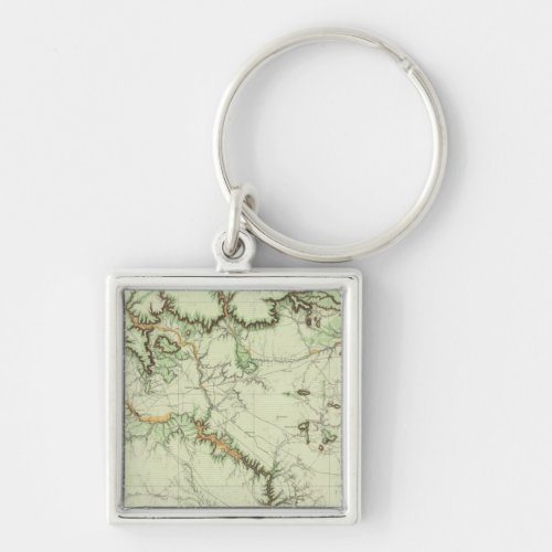 Land Classification Map of New Mexico Keychain