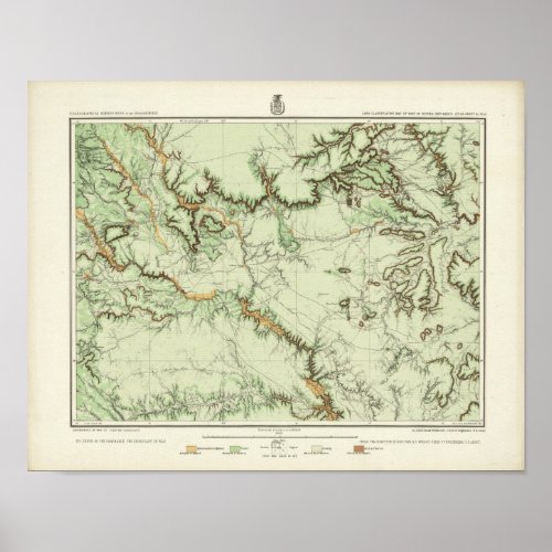 Land Classification Map of New Mexico Poster