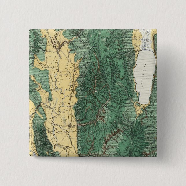 Land Classification Map of North Eastern Utah Button (Front)