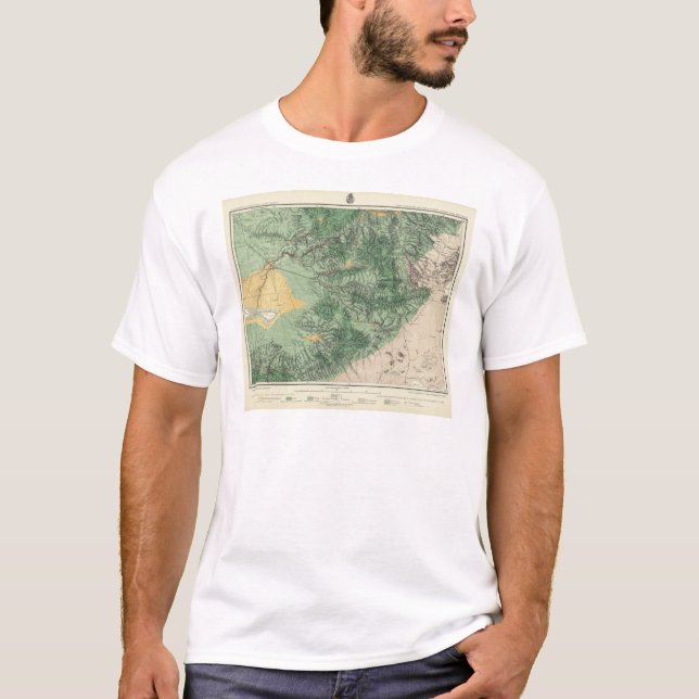 Land Classification Map of Southern California T-Shirt (Front)