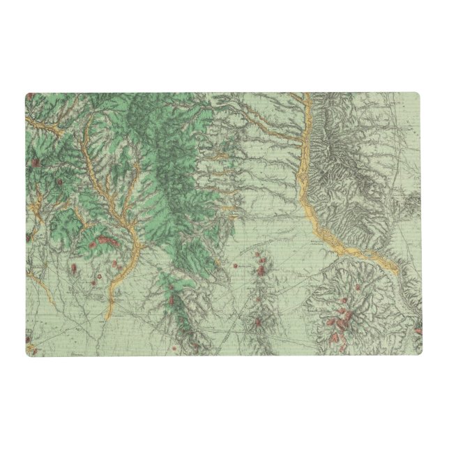 Land Classification Map of Southwestern New Mexico Placemat (Front)