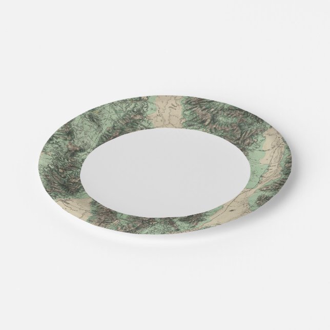 Land Classification of Eastern California Paper Plates (Angled)