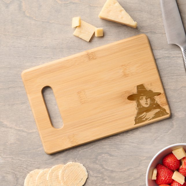 land engraved cutting board (Cheese)