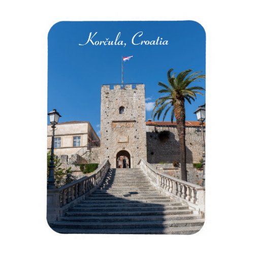 Land Gate in Korcula town _ Dalmatia Croatia Magnet
