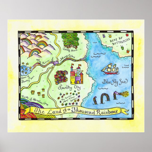 Land of a Thousand Rainbows Poster (Front)